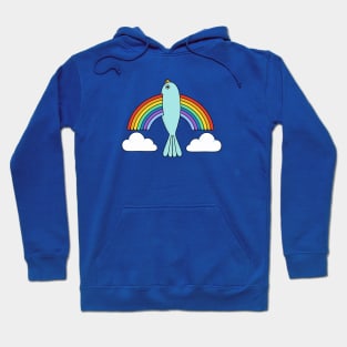 Rainbow Bird Hoodie